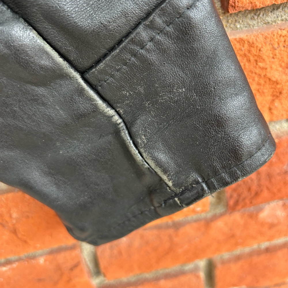 Betty Boop Painted Leather biker jacket - Picture 15 of 16